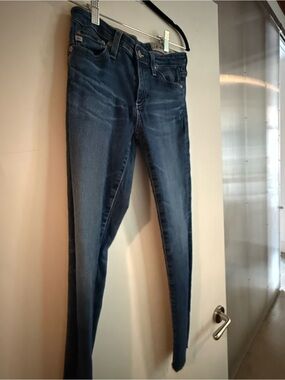 Ag Adriano Goldschmied Indigo Stretch Skinny Jeans